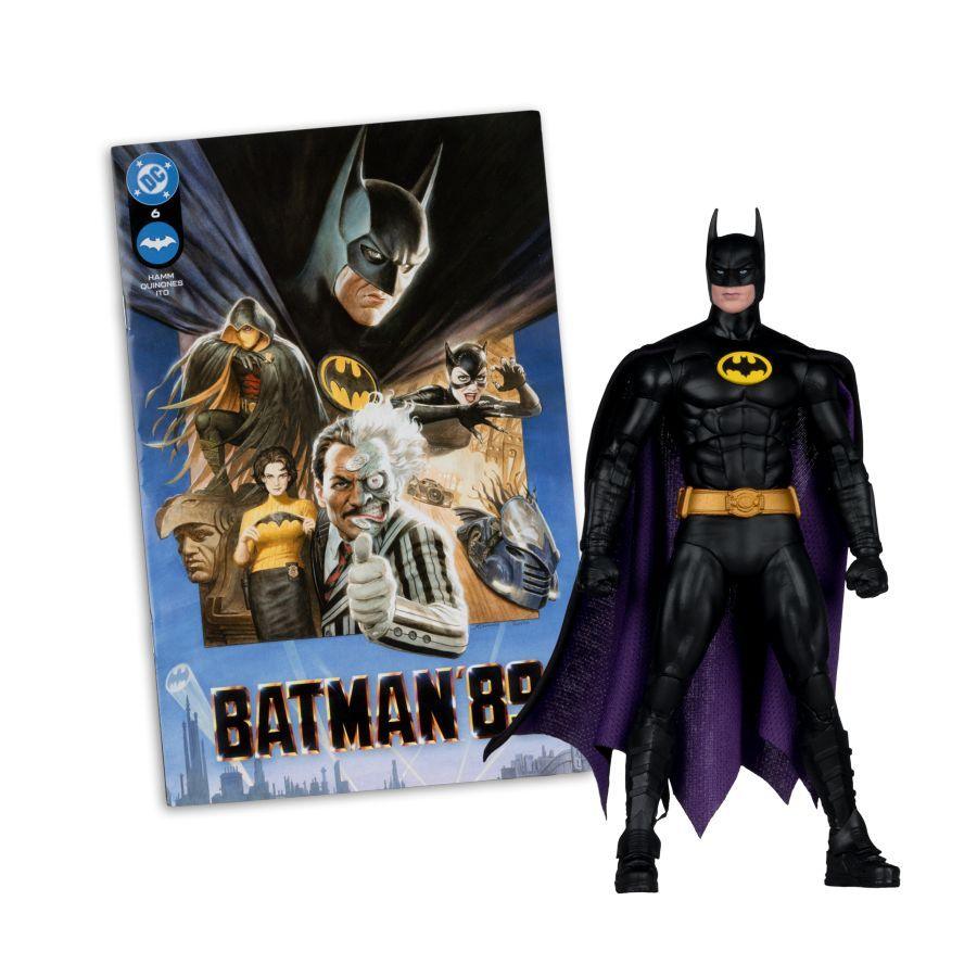 DC Direct - Batman (1989) Page Punchers 7″ Figure with Comic
