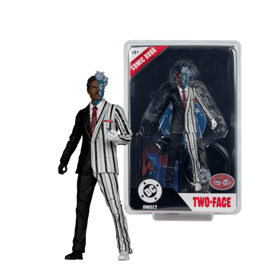 DC Direct - Two-Face 7″ (1995)(Chase) Page Punchers 7″ Figure with Comic