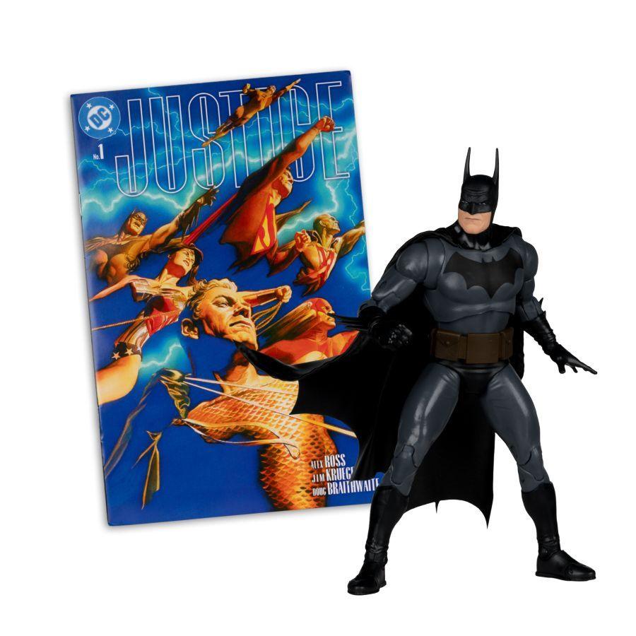 DC Direct - Batman (Justice) Page Punchers 7″ Figure with Comic