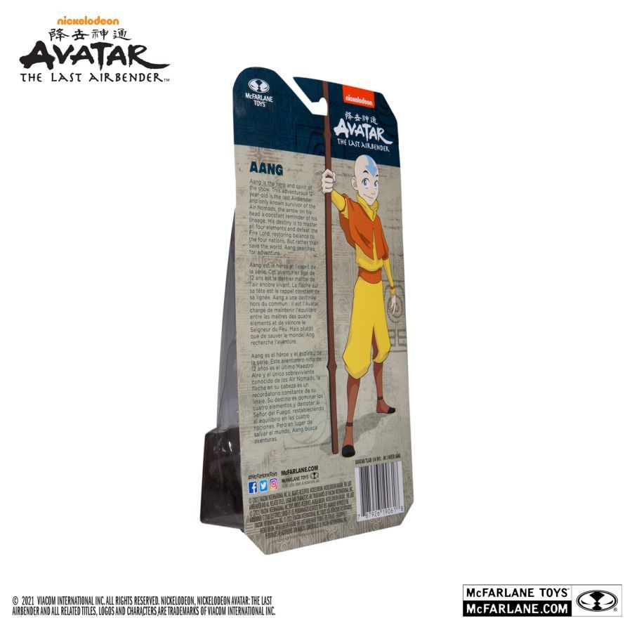 Avatar: The Last Airbender - Aang 5″ Scale Action Figure