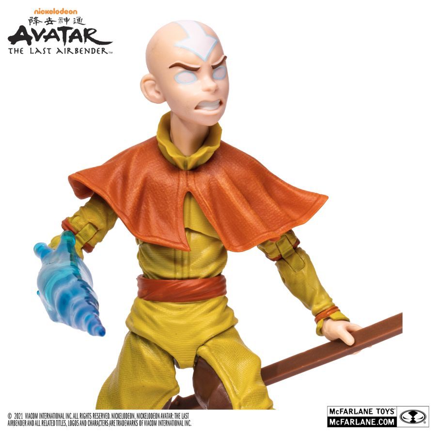 Avatar: The Last Airbender - Aang Avatar State Gold 7″ Figure