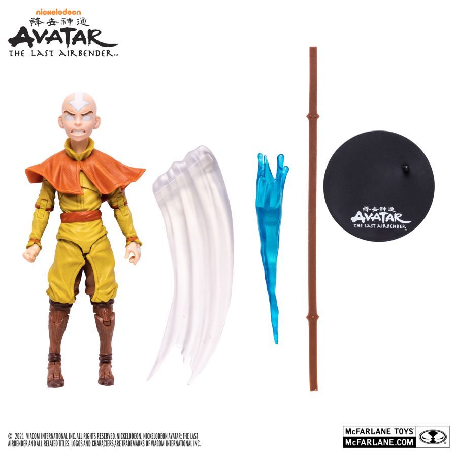Avatar: The Last Airbender - Aang Avatar State Gold 7″ Figure