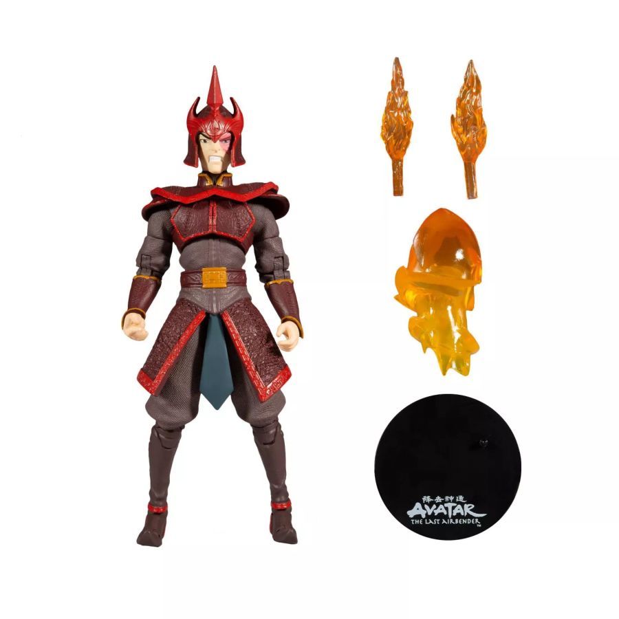 Avatar: The Last Airbender - Prince Zuko Helmeted Gold US Exclusive 7″ Action Figure