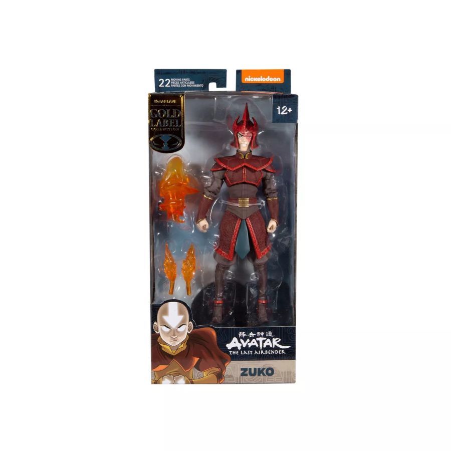 Avatar: The Last Airbender - Prince Zuko Helmeted Gold US Exclusive 7″ Action Figure