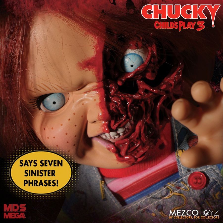 Child’s Play 3 - Chucky Pizza Face 15″ Talking Action Figure