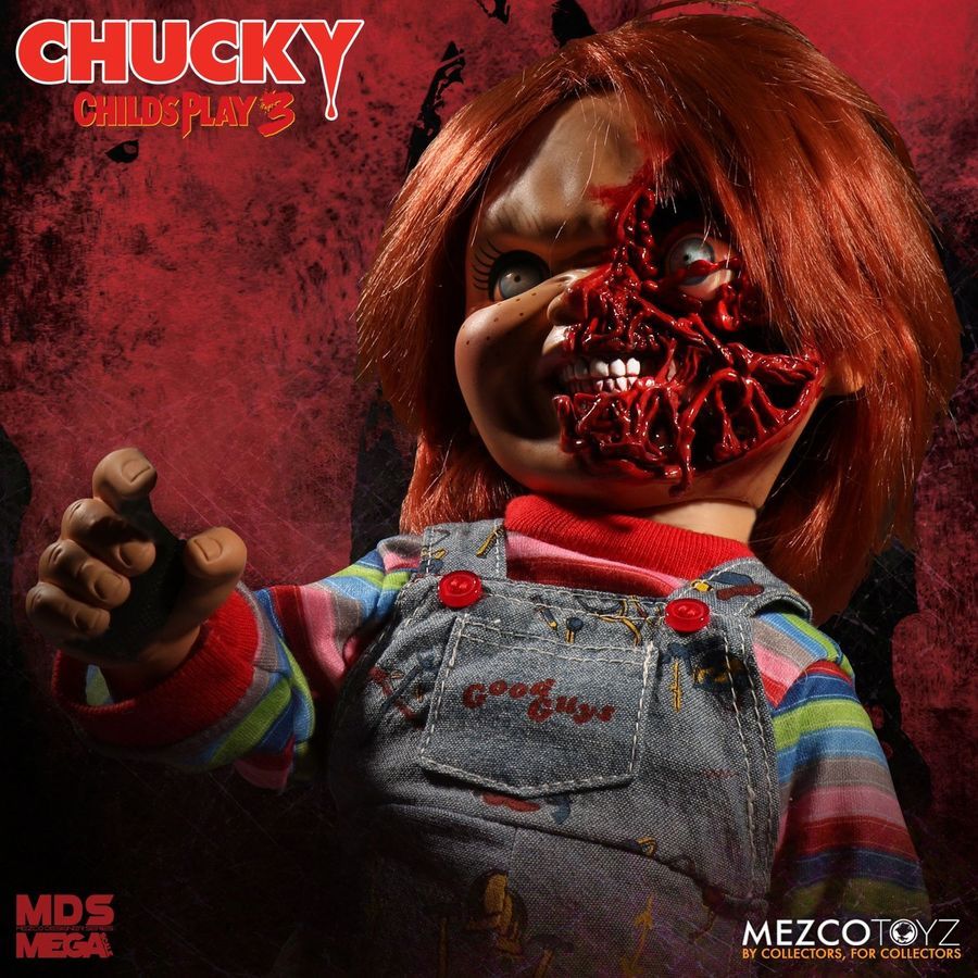 Child’s Play 3 - Chucky Pizza Face 15″ Talking Action Figure