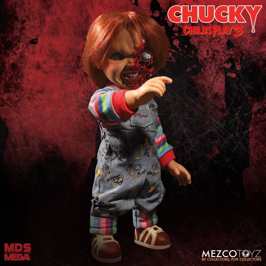 Child’s Play 3 - Chucky Pizza Face 15″ Talking Action Figure