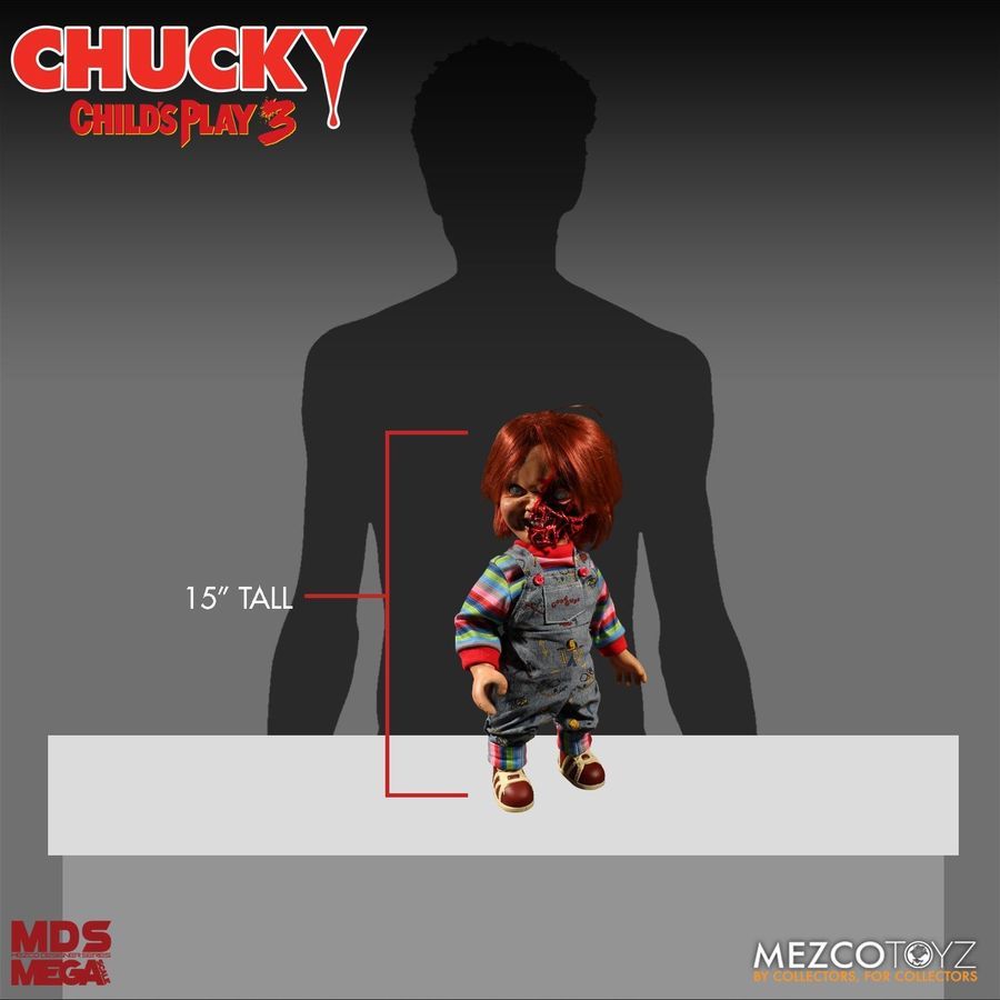 Child’s Play 3 - Chucky Pizza Face 15″ Talking Action Figure