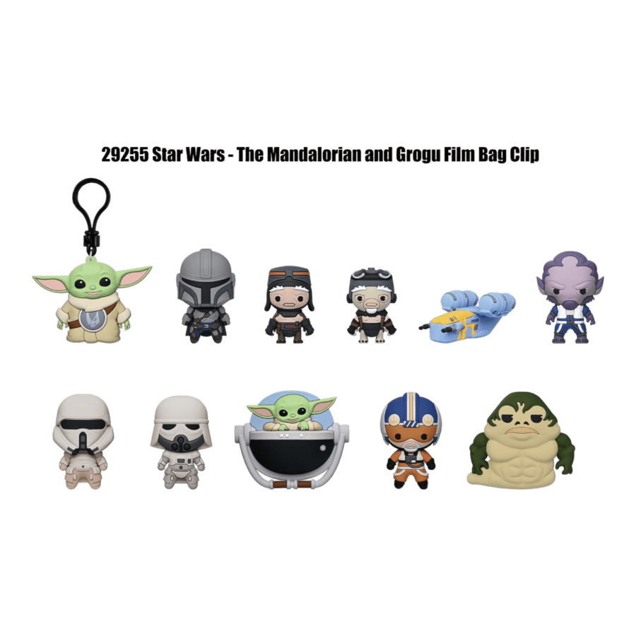 Mandalorian & Grogu (2026) - 3D PVC Bag Clip Blind Bag (Display of 24)