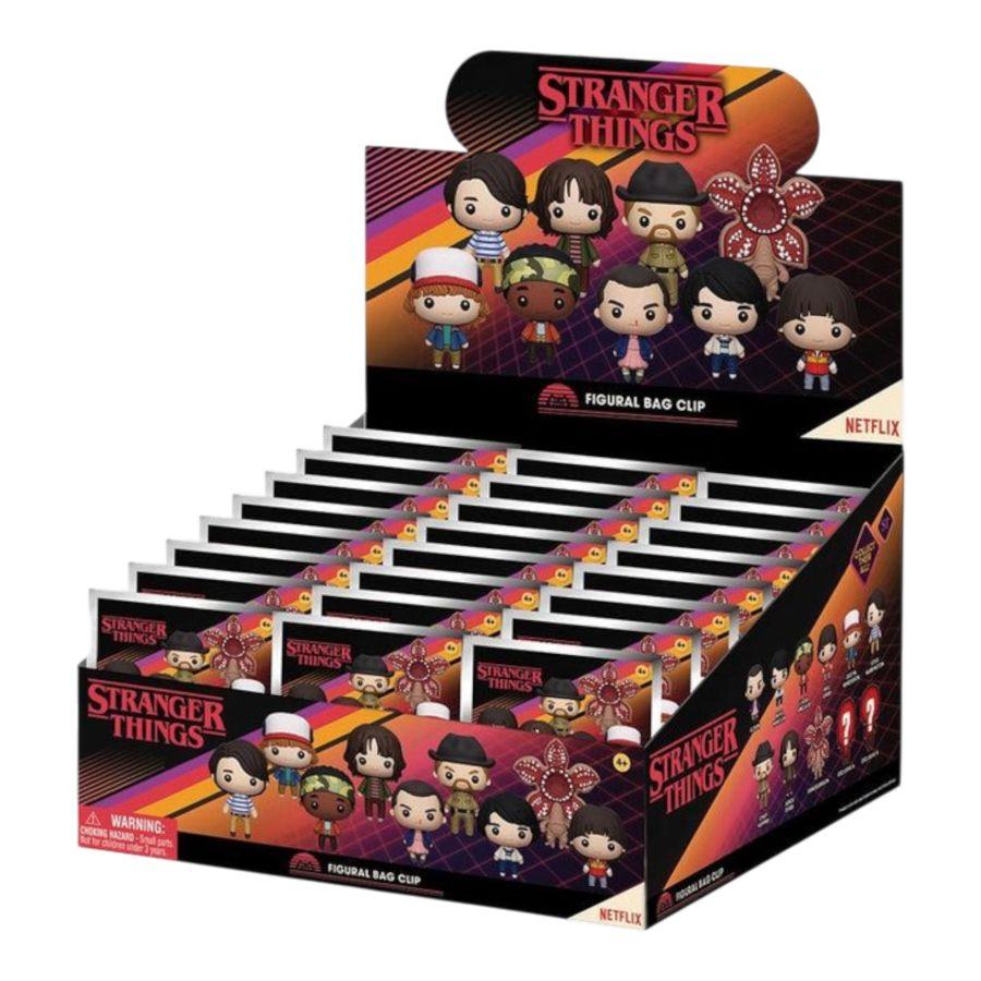 Stranger Things - 3D PVC Bag Clips (Series 1) (Display of 24)