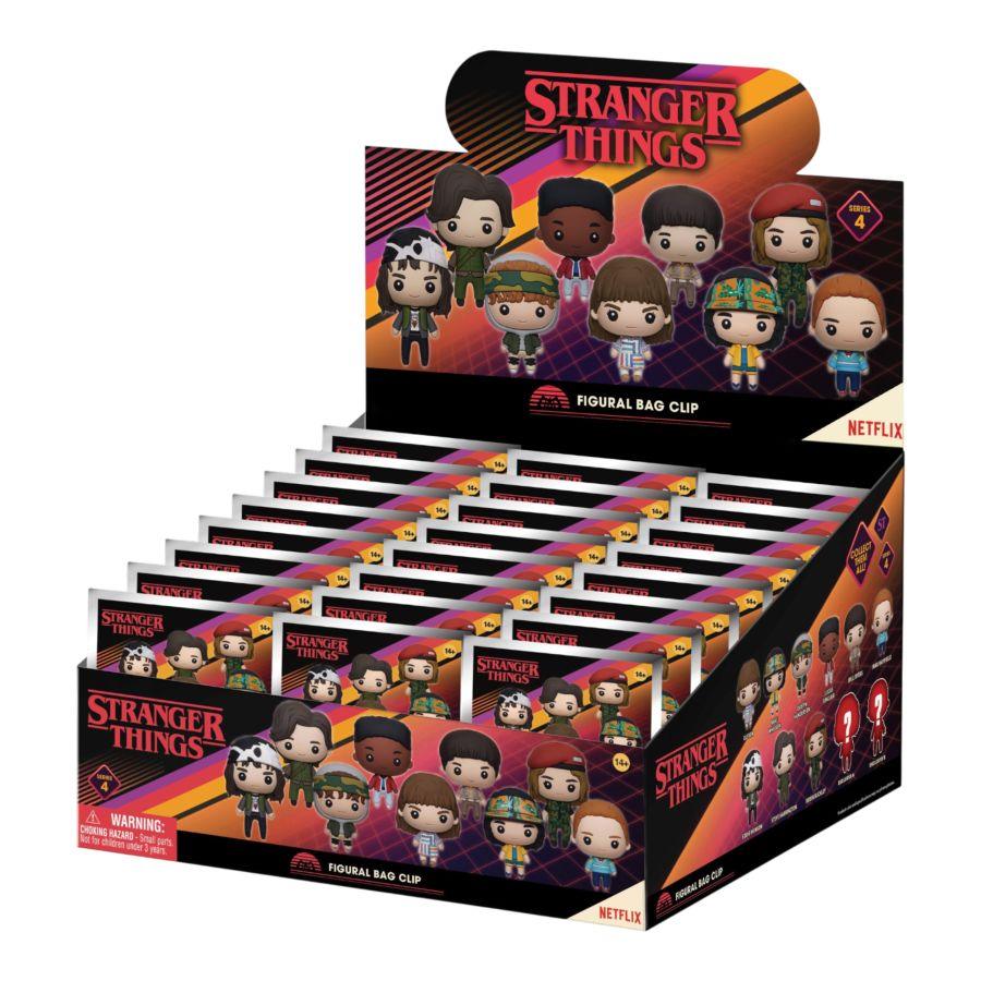 Stranger Things - 3D PVC Bag Clips (Series 4) (Display of 24)