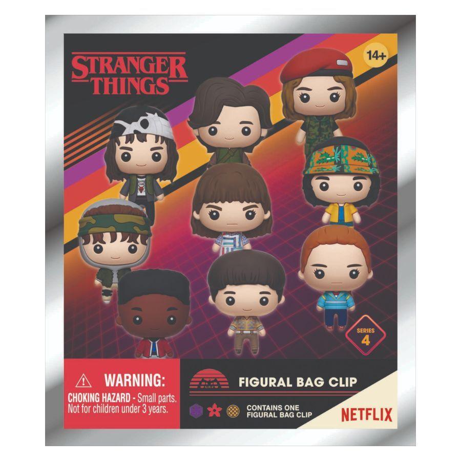 Stranger Things - 3D PVC Bag Clips (Series 4) (Display of 24)