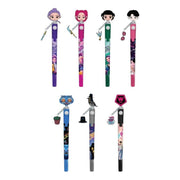 KPop Demon Hunters - 3D Head Topper Spinning Pen Blind Box (Display of 16)