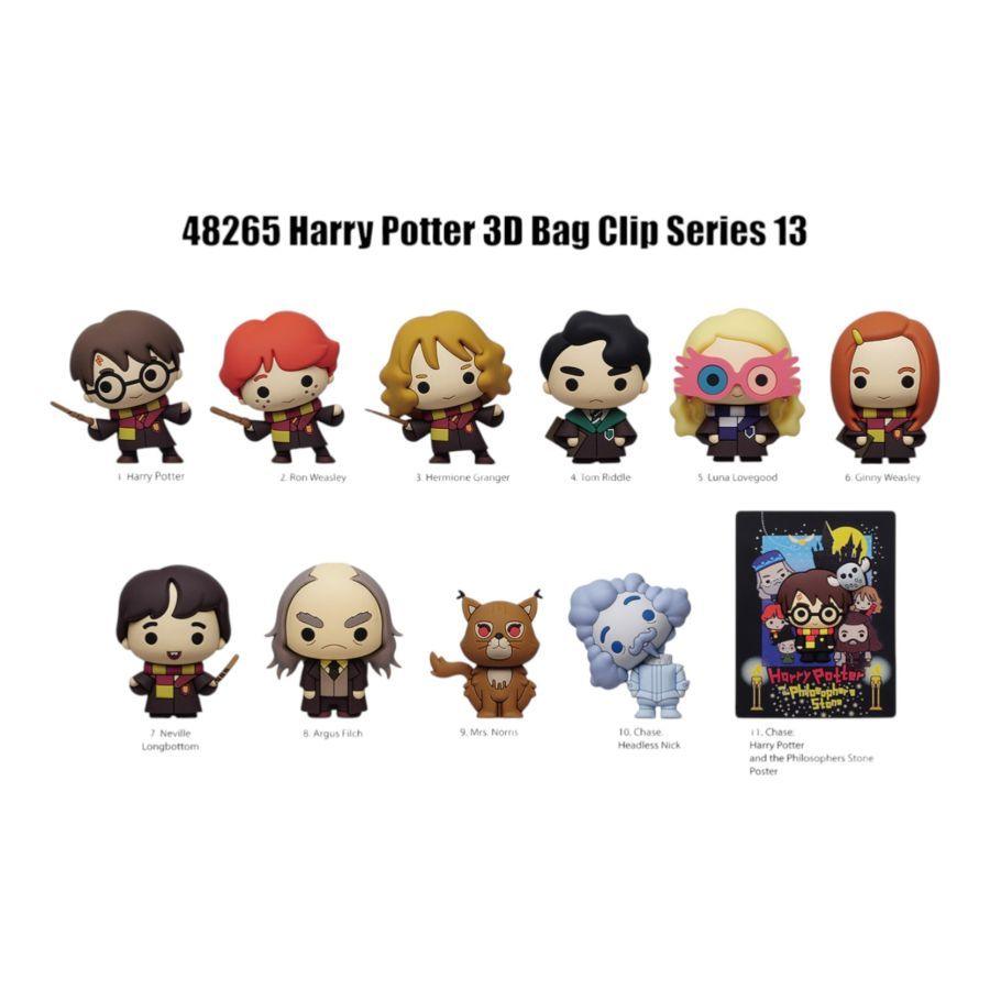 Harry Potter - 3D PVC Bag Clip Series 13 (Display of 24)