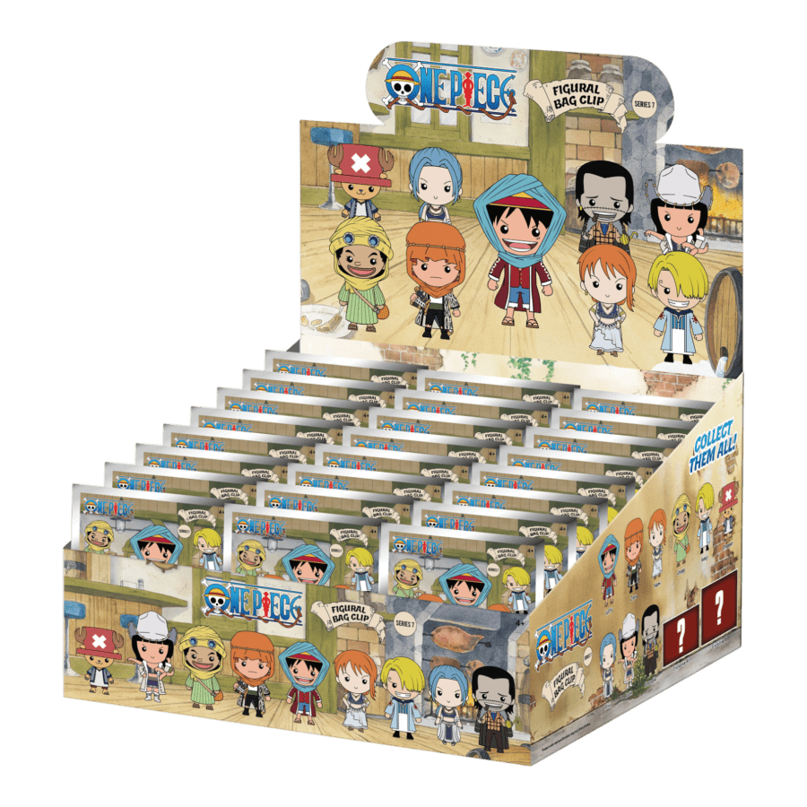 One Piece - 3D PVC Bag Clips Series 7 Blind Bag (Display of 24)