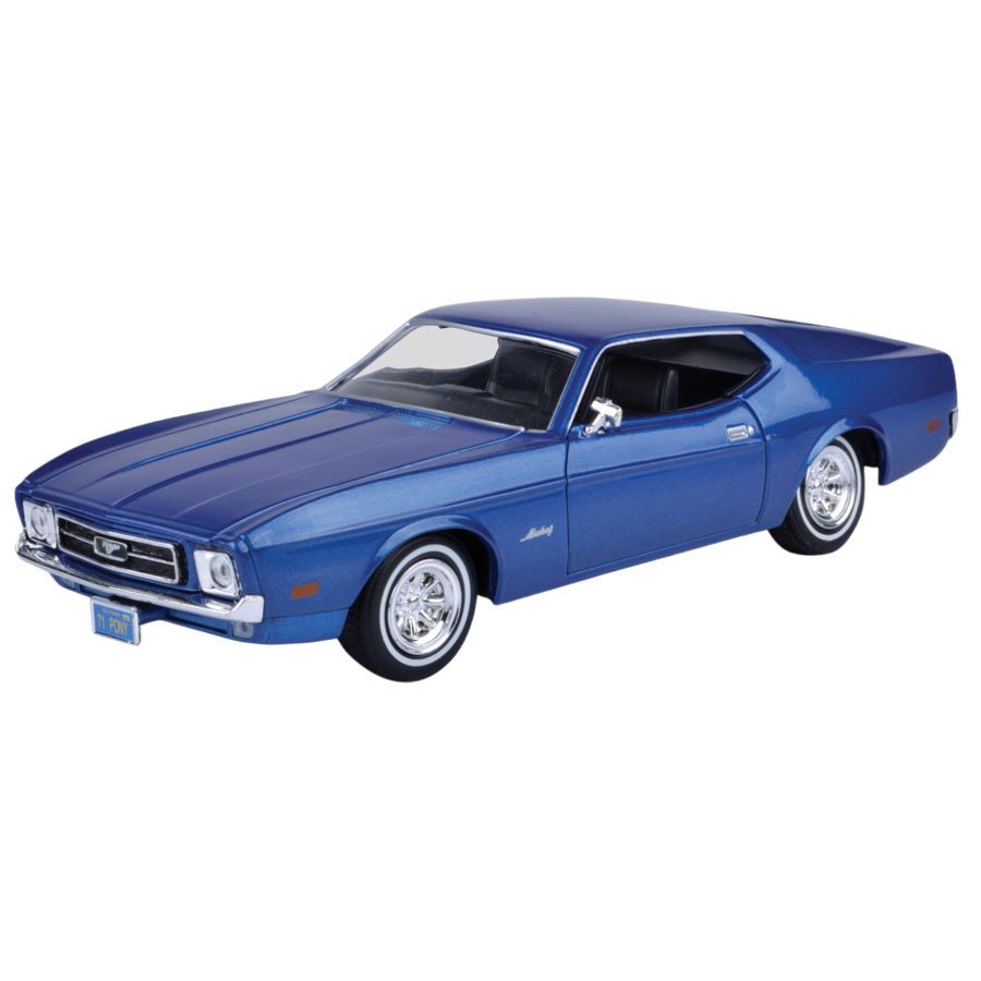 Timeless Legends - 1971 Ford Mustang Sportsroof [Blue] 1:24 Scale Diecast Vehicle