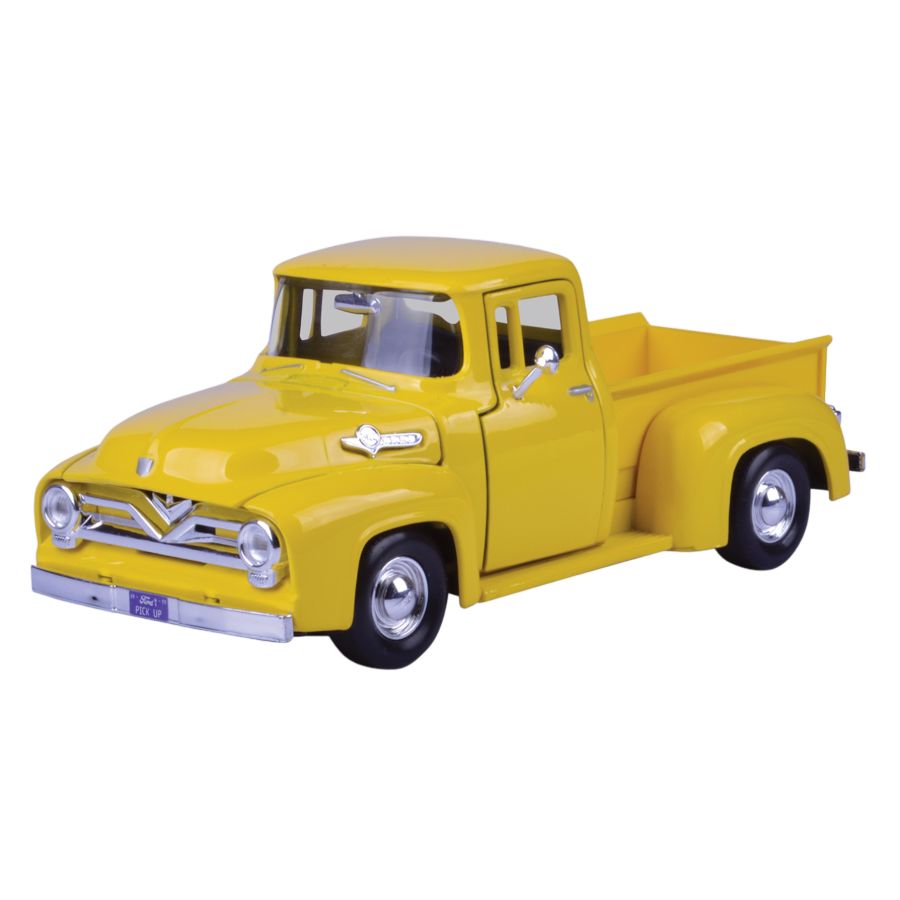 Timeless Legends - 1955 Ford F-100 Pickup [Yellow] 1:24 Scale Diecast Vehicle