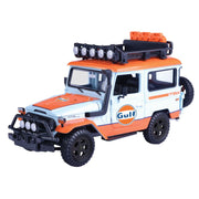 Gulf Collection - Off Road – Toyota Fj40 With Gulf Livery 1:24 Scale Diecast Vehicle