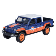 Gulf Collection - 2021 Jeep Gladiator Rubicon With Gulf Livery 1:27 Scale Diecast Vehicle