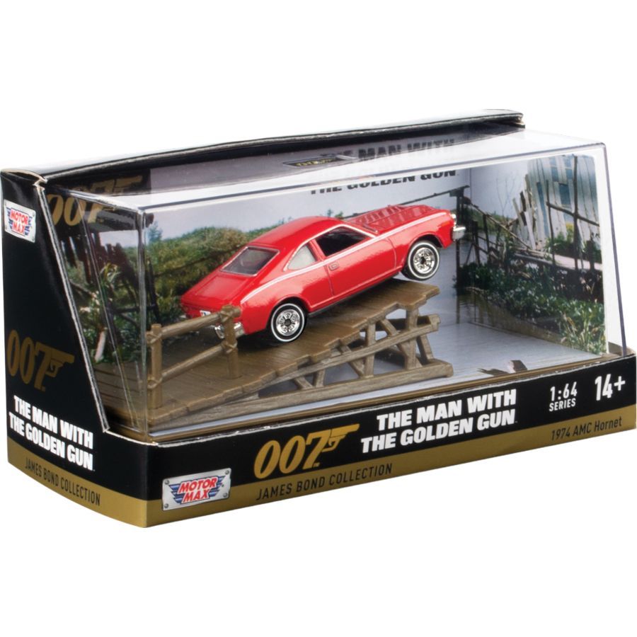 James Bond Collection - The Man With The Golden Gun (1974 Amc Hornet) 3″ Diorama Set