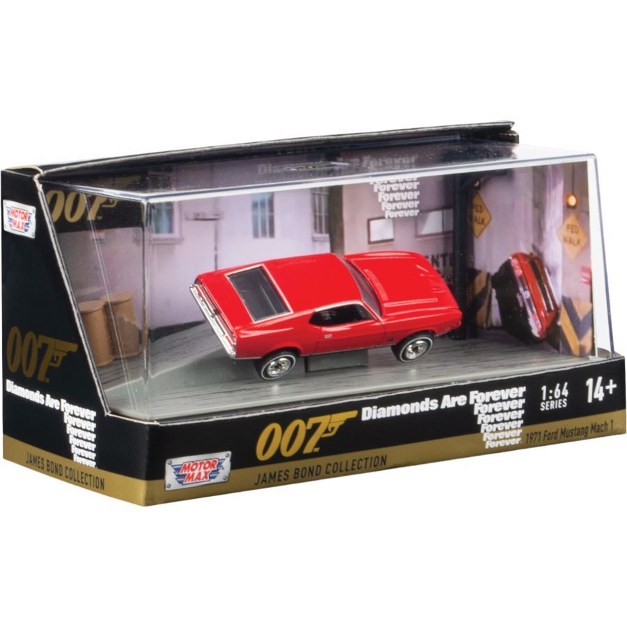 James Bond Collection - Diamonds Are Forever (1971 Ford Mustang Mach I ) 3″ Diorama Set