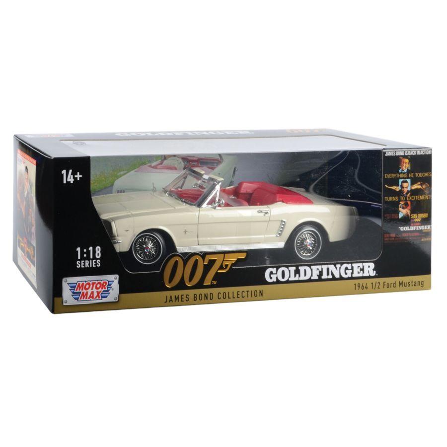 James Bond Collection - 1964 1/2 Ford Mustang (Convertible) 1:18 Scale Diecast Vehicle