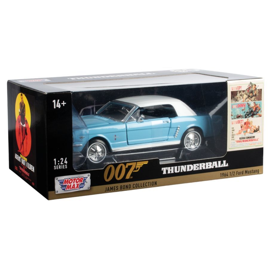 James Bond Collection - 1964 1/2 Ford Mustang (Hard Top) 1:24 Scale Diecast Vehicle