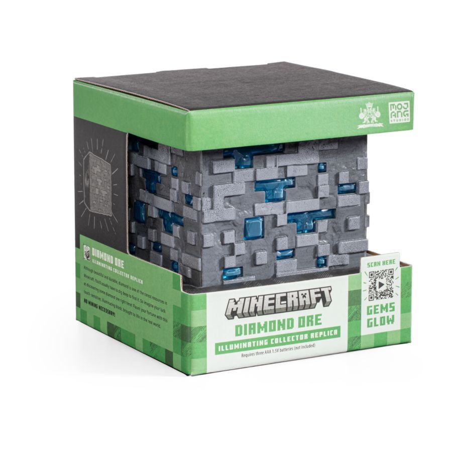 Minecraft - Diamond Ore Illuminating Collector Replica