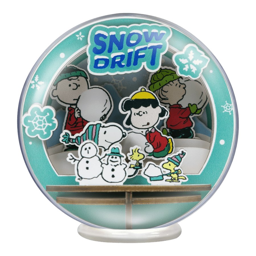 Peanuts - Snoopy Snow Drift Wooden Theatre (23 Pieces)