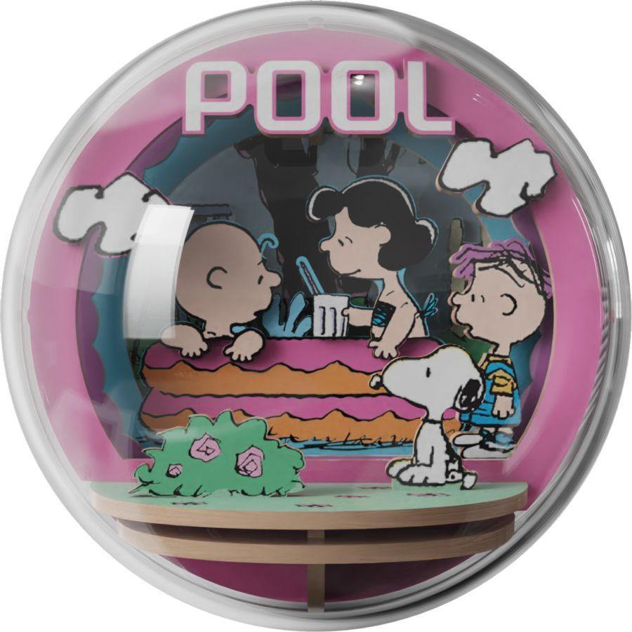 Peanuts - Snoopy Cool Pool Wooden Theatre (21 Pieces)