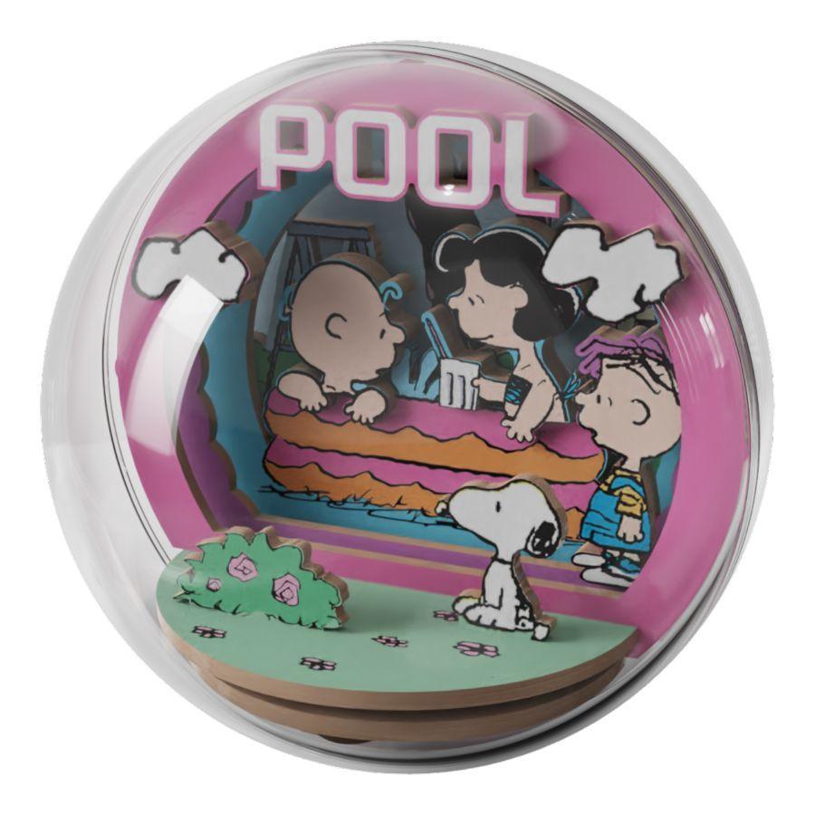Peanuts - Snoopy Cool Pool Wooden Theatre (21 Pieces)