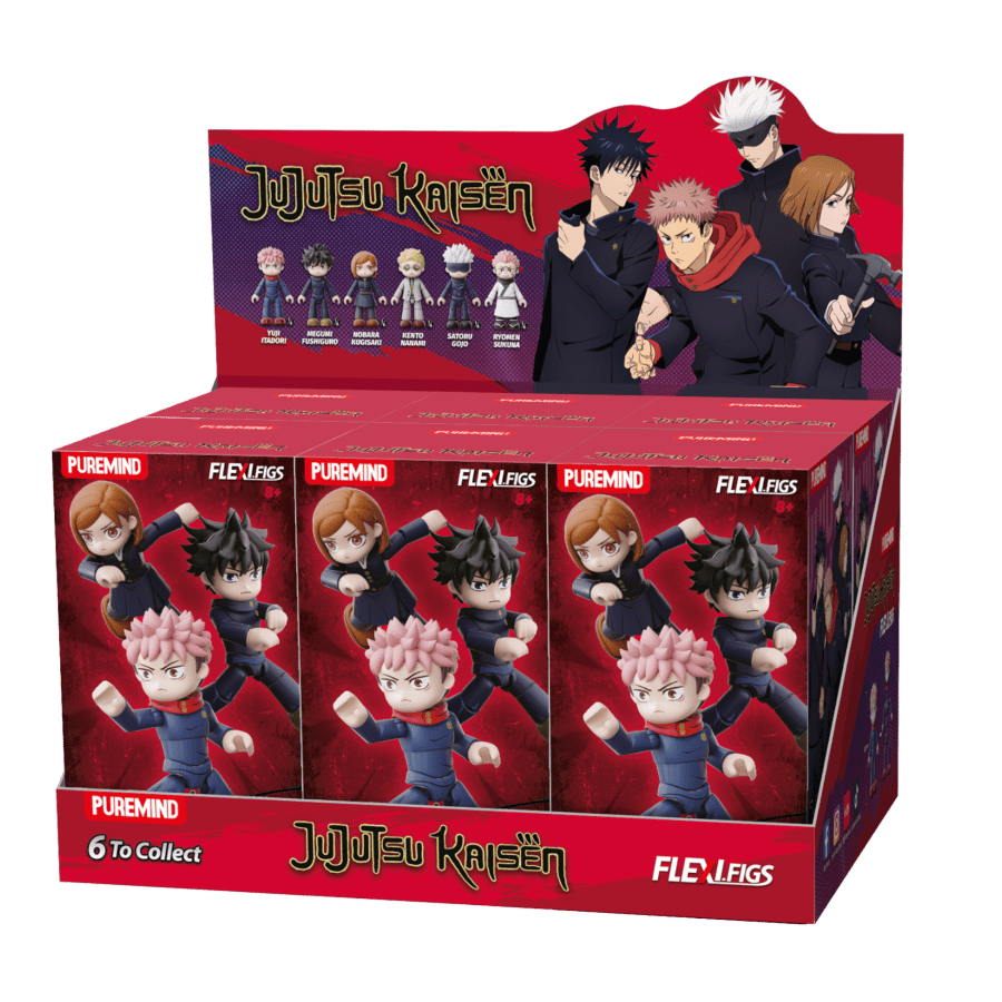 Jujutsu Kaisen - Flexi Figs Hidden Inventory Series Blind Box (Display of 6) (Series 1)