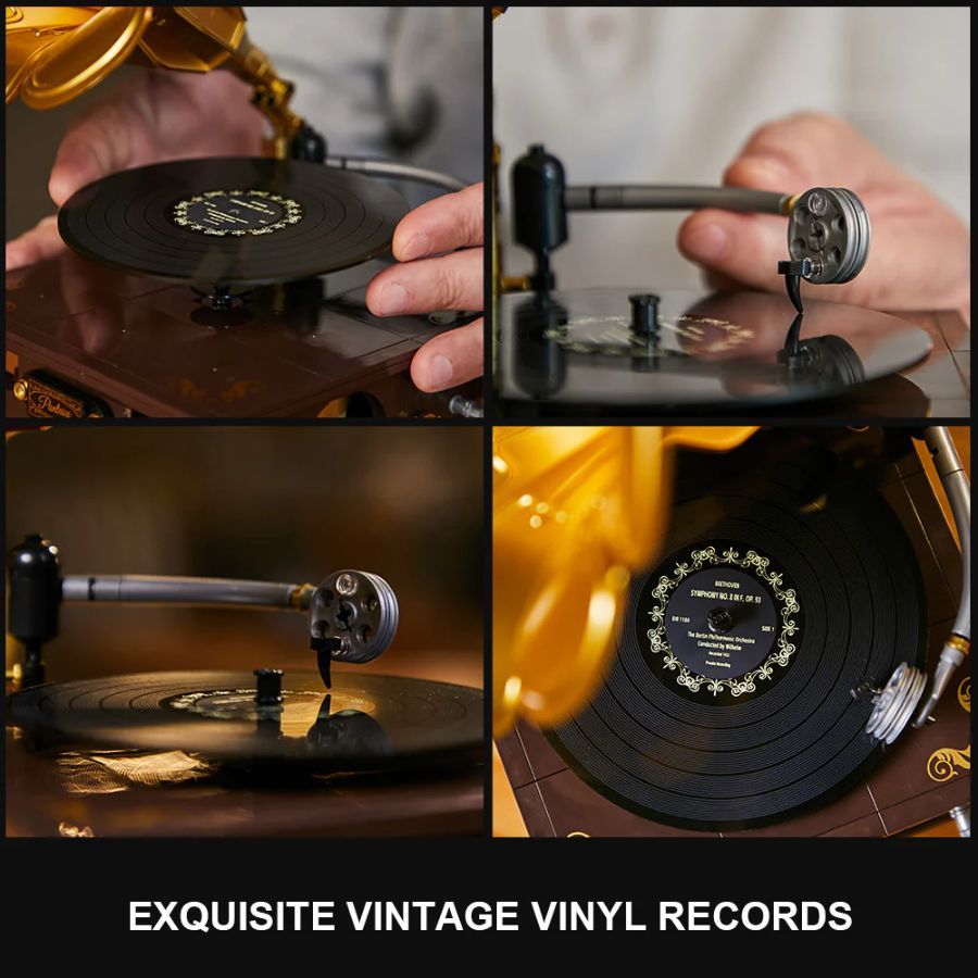 Retro Collection - Retro phonograph (646 Piece Kit)