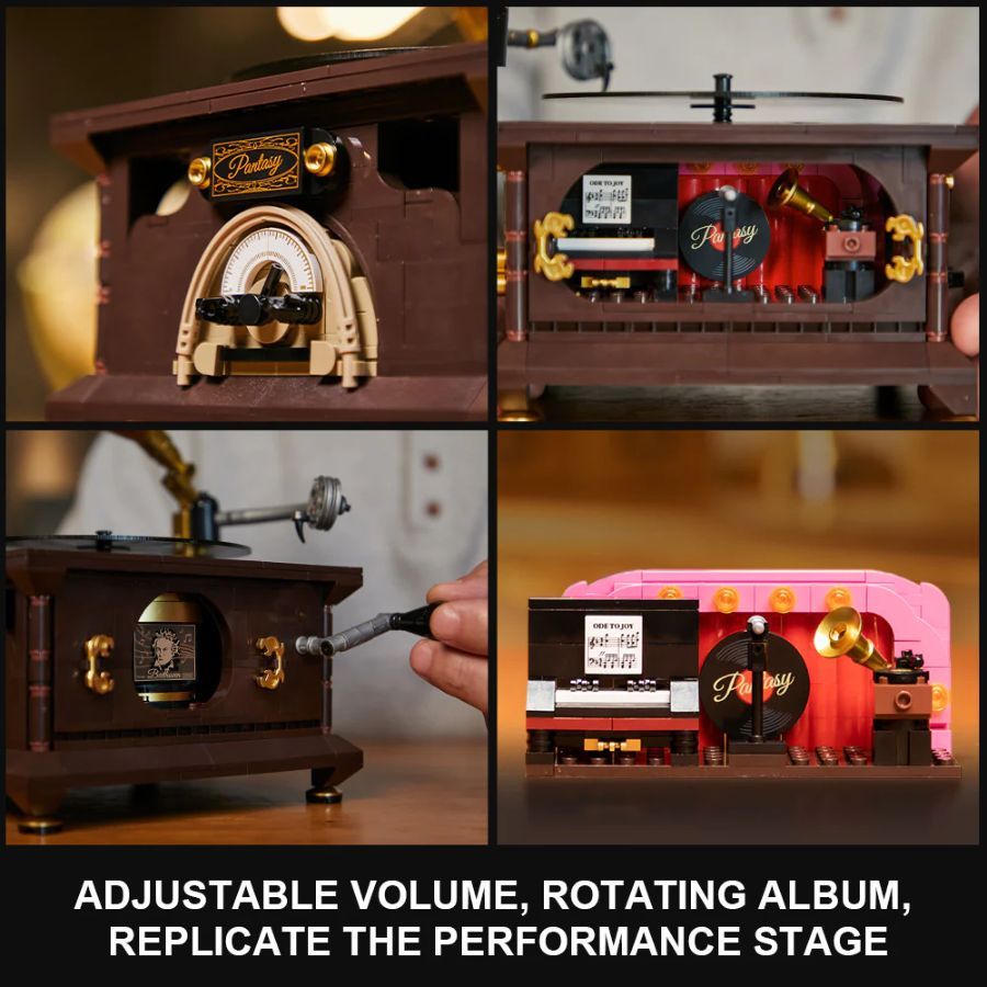 Retro Collection - Retro phonograph (646 Piece Kit)