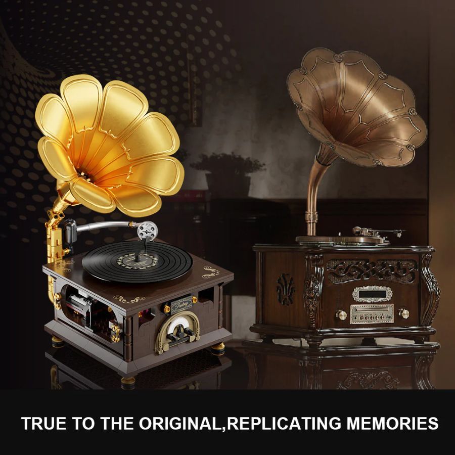 Retro Collection - Retro phonograph (646 Piece Kit)