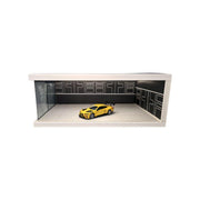 1:64 Diorama - Snowboard with Light Box Single Parking Space (Black) Miniature Scene