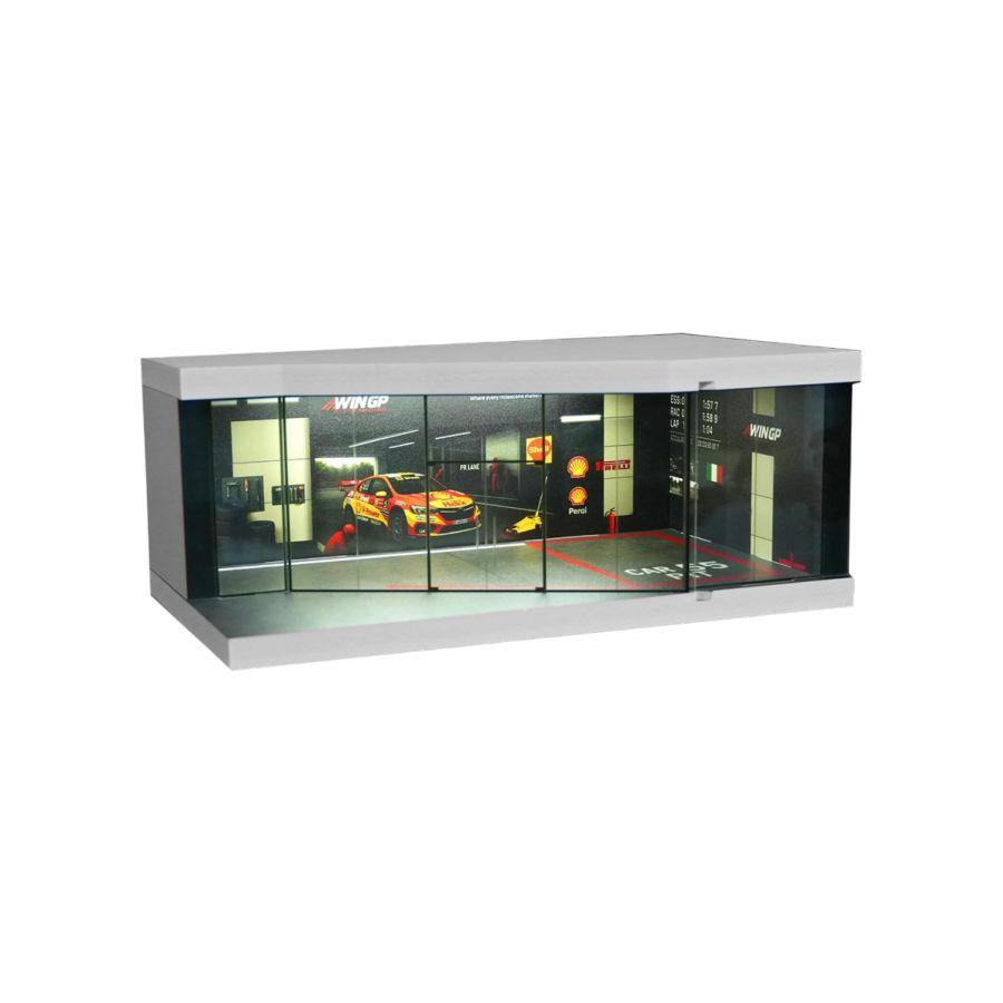 1:64 Diorama - Racing Repair Showroom Miniature Scene