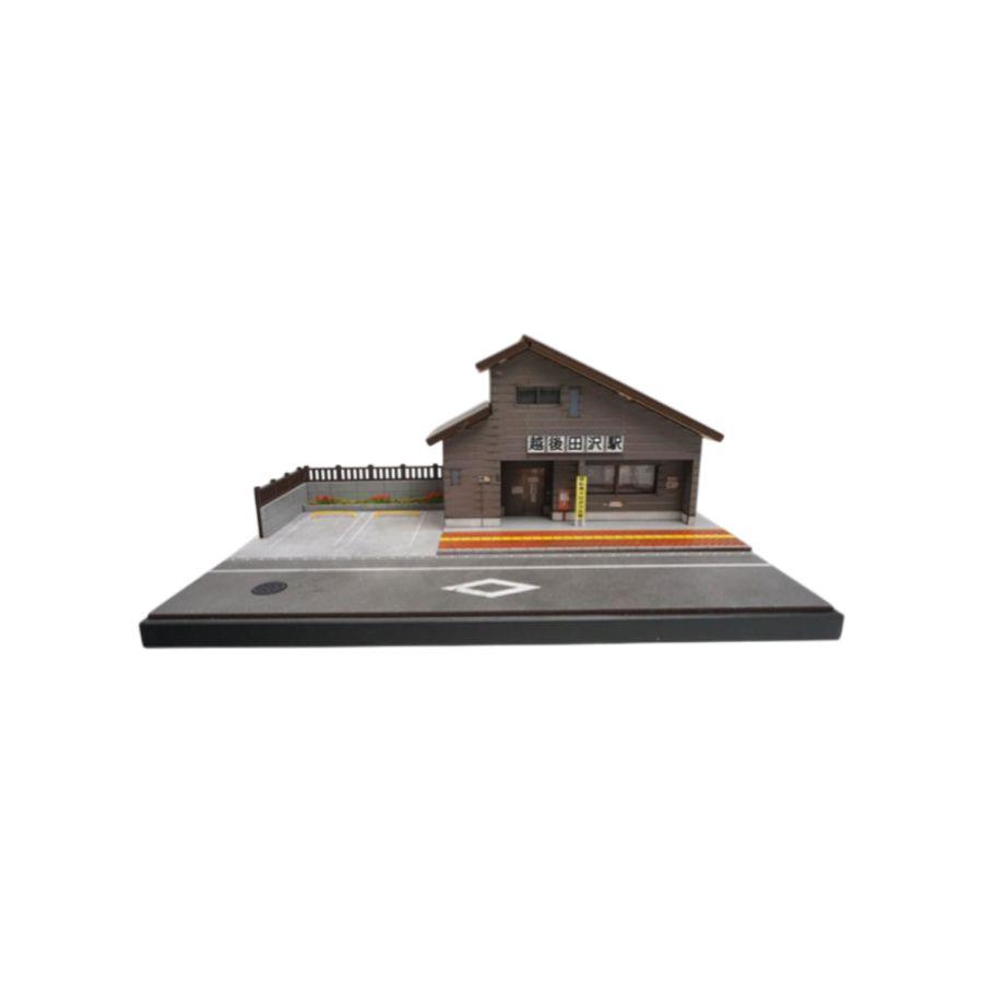 1:64 Diorama - Japanese Style Train Station (Large Size) Miniature Scene