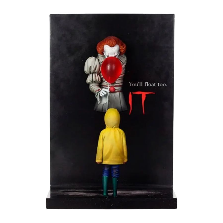 It (2017) - Pennywise & Georgie 3D Poster Figure