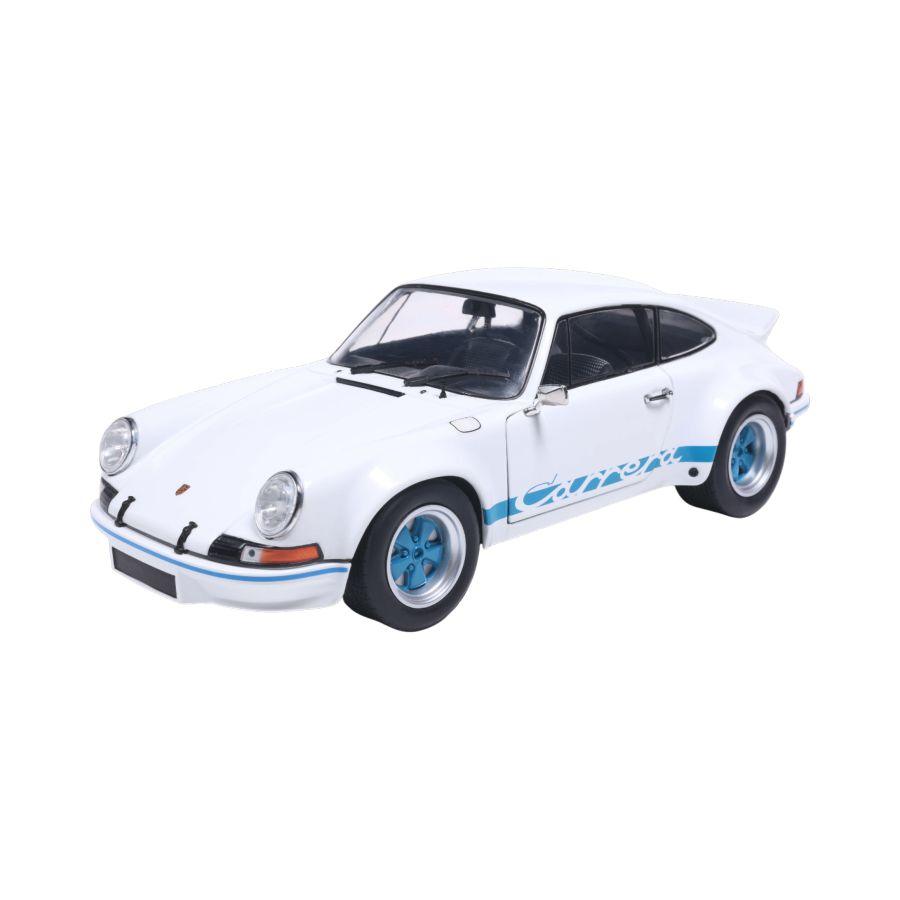 Solido - 1:18 1973 Porsche 911 RSR Blue Carrera Stripes Diecast Vehicle