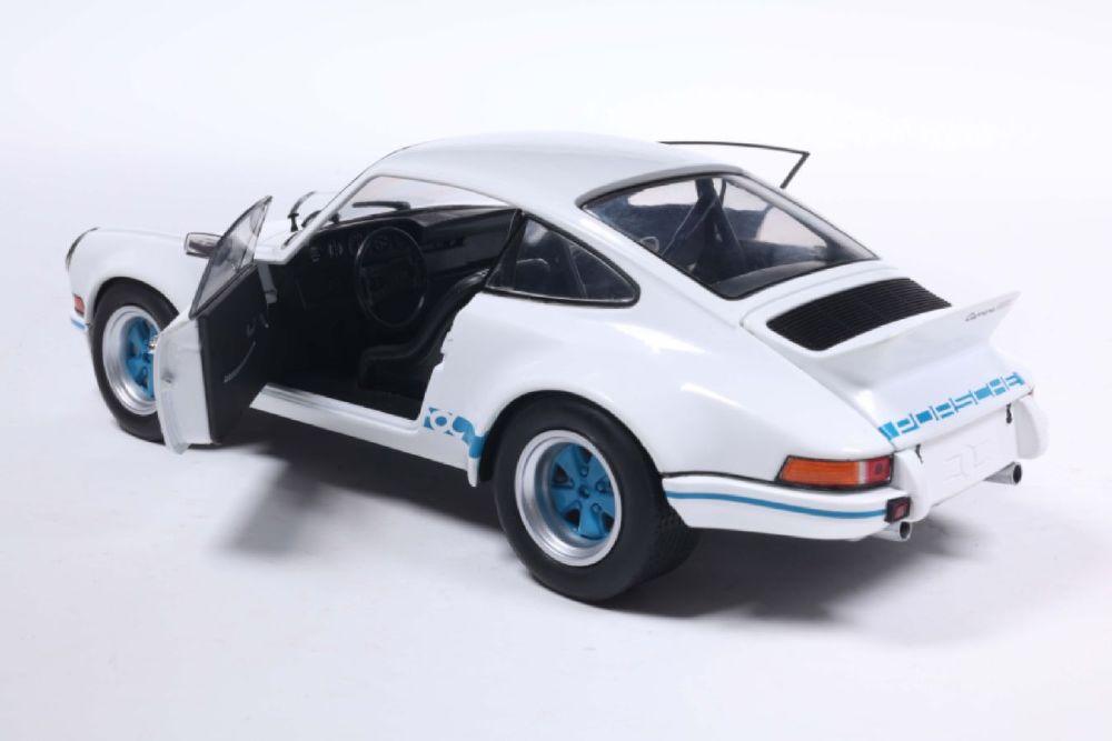 Solido - 1:18 1973 Porsche 911 RSR Blue Carrera Stripes Diecast Vehicle