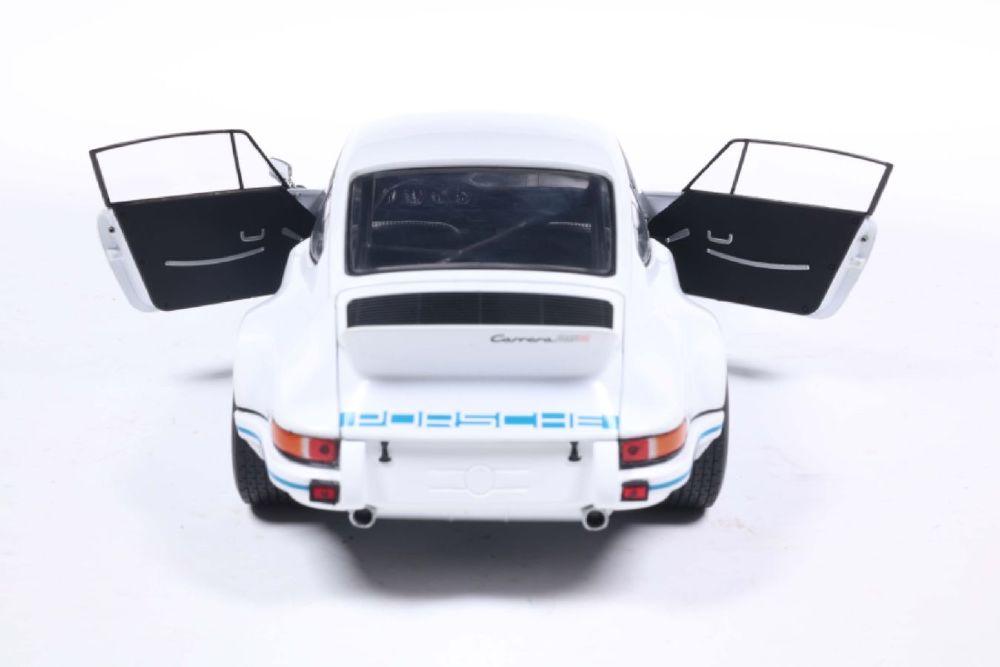 Solido - 1:18 1973 Porsche 911 RSR Blue Carrera Stripes Diecast Vehicle