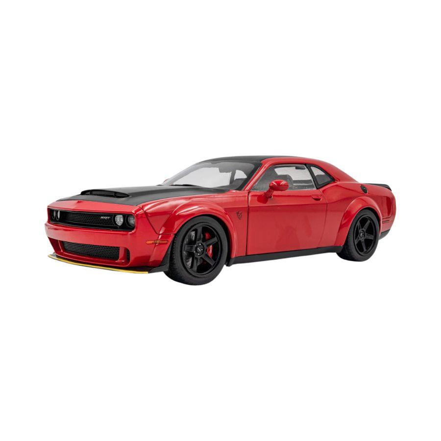 Solido - 1:18 2023 Dodge Challenger Demon TOR Red Diecast Vehicle