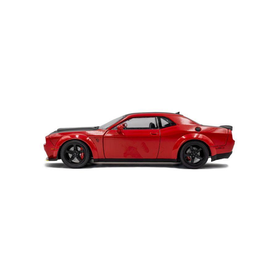 Solido - 1:18 2023 Dodge Challenger Demon TOR Red Diecast Vehicle
