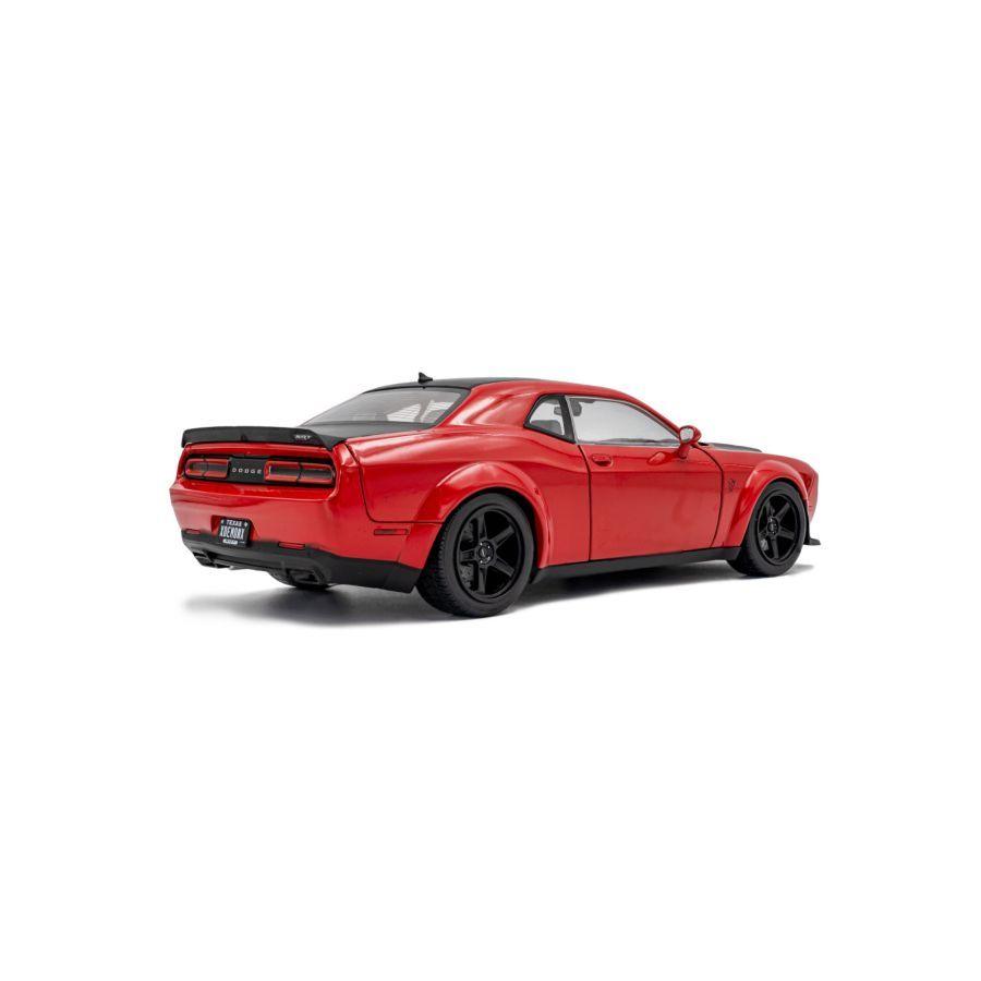 Solido - 1:18 2023 Dodge Challenger Demon TOR Red Diecast Vehicle