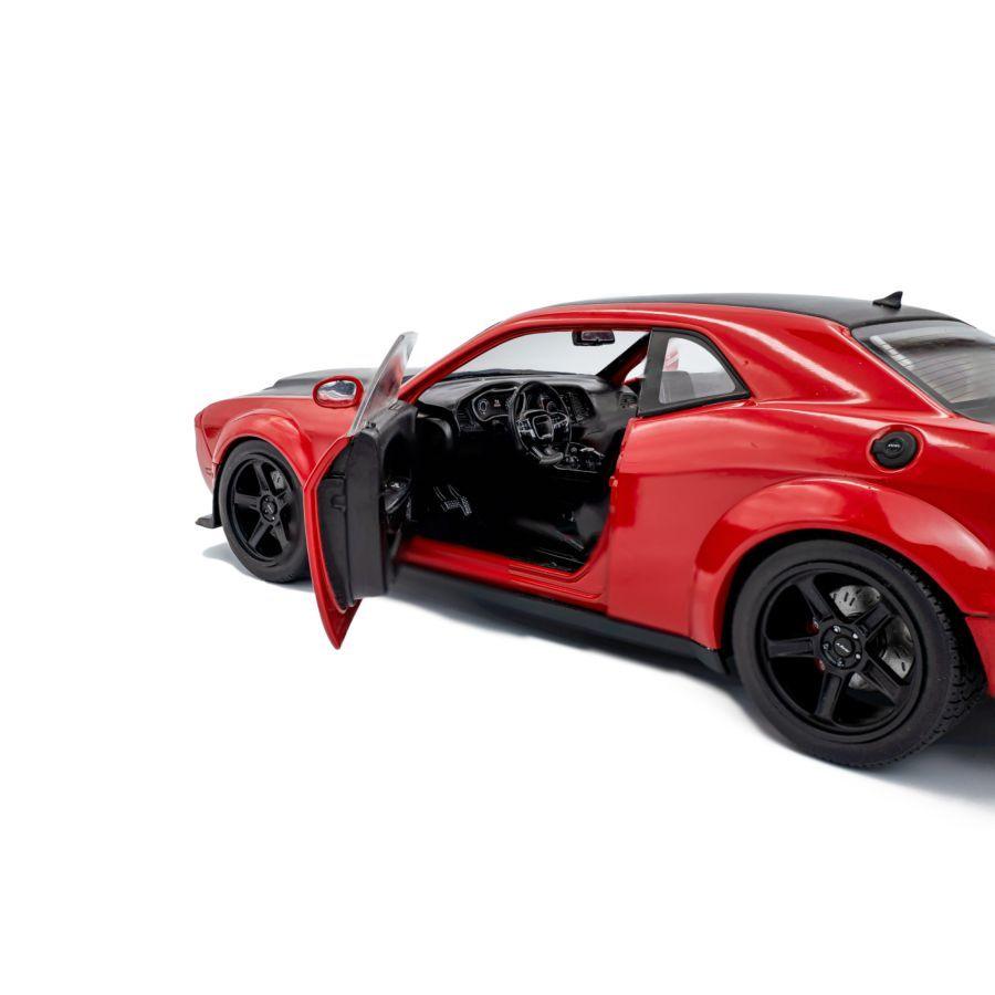 Solido - 1:18 2023 Dodge Challenger Demon TOR Red Diecast Vehicle