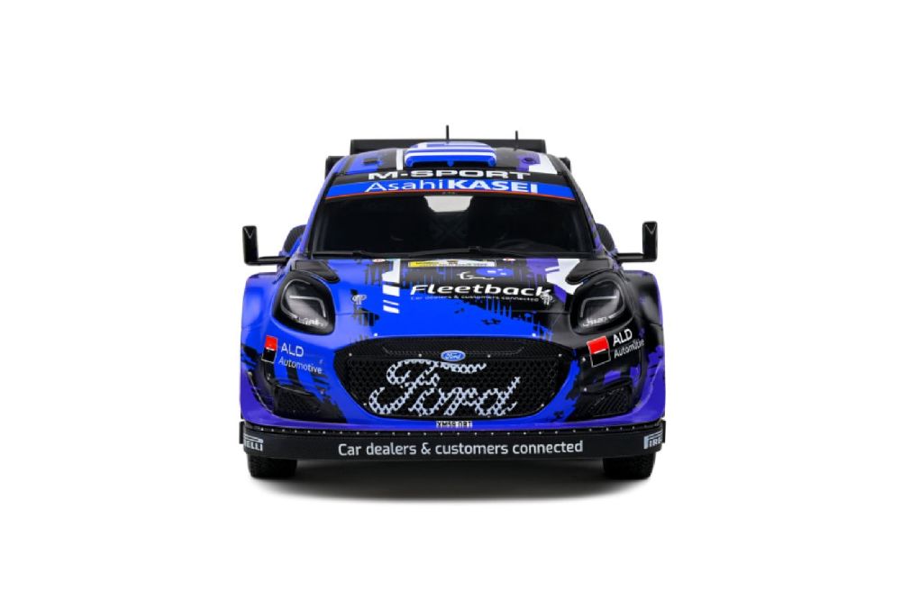Solido - 1:18 2022 Ford Puma Rally1 Hybrid #9 Serderidis/Miclotte Rally Kenya Diecast Vehicle