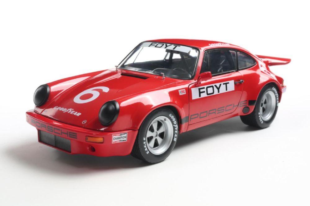 Solido - 1:18 1974 Porsche 911 #6 FOYT IROC Daytona Diecast Vehicle
