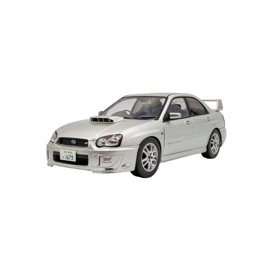 Solido - 1:18 2003 Subaru Impreza WRX STI Premium Silver Effect Diecast Vehicle
