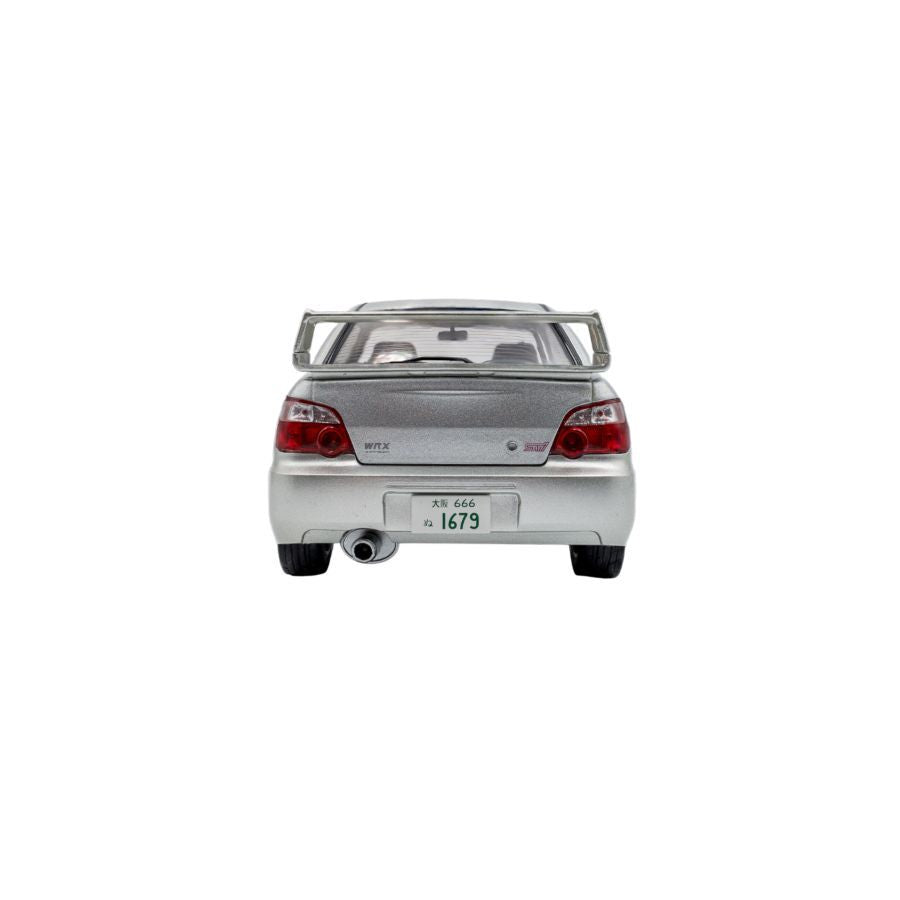Solido - 1:18 2003 Subaru Impreza WRX STI Premium Silver Effect Diecast Vehicle